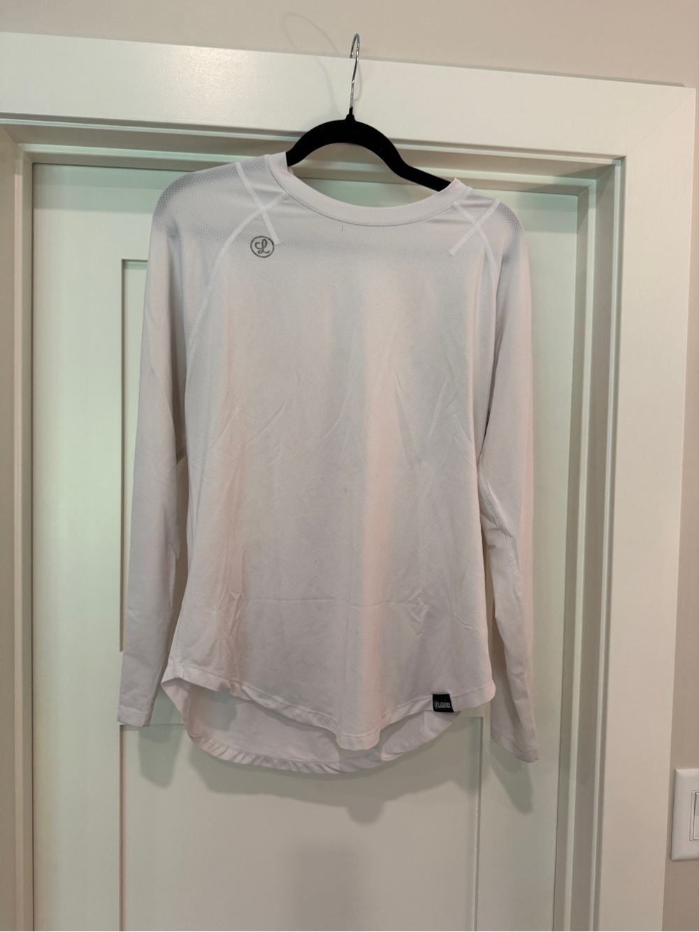 Legends Long Sleeve Athletic Top in White